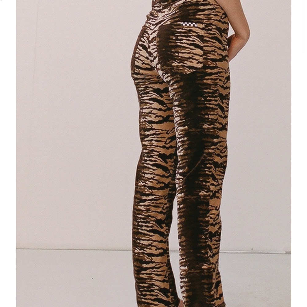 Auto Body Clothing Tiger Print Pants